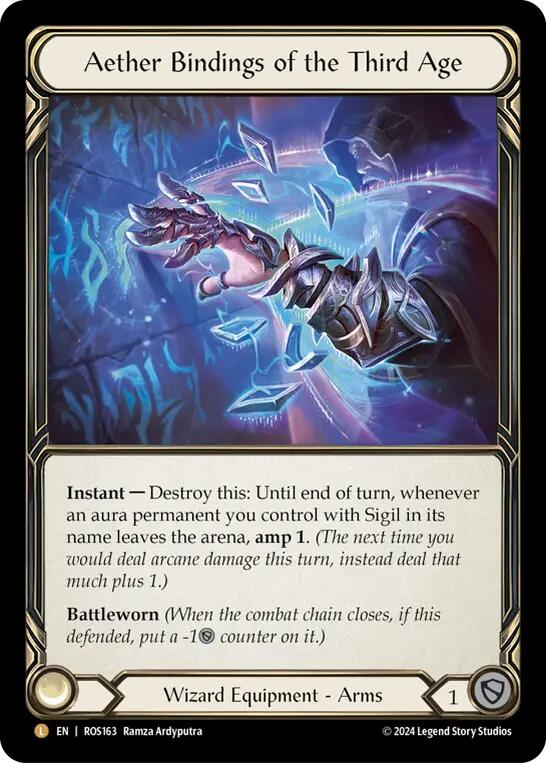Aether Bindings of the Third Age [ROS163] (Rosetta)  Rainbow Foil | Good Games Cannington