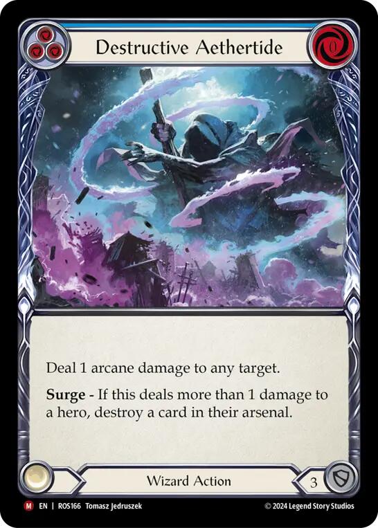 Destructive Aethertide [ROS166] (Rosetta)  Rainbow Foil | Good Games Cannington