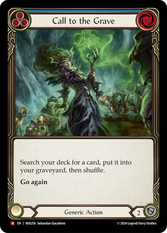 Call to the Grave [ROS218] (Rosetta)  Rainbow Foil | Good Games Cannington