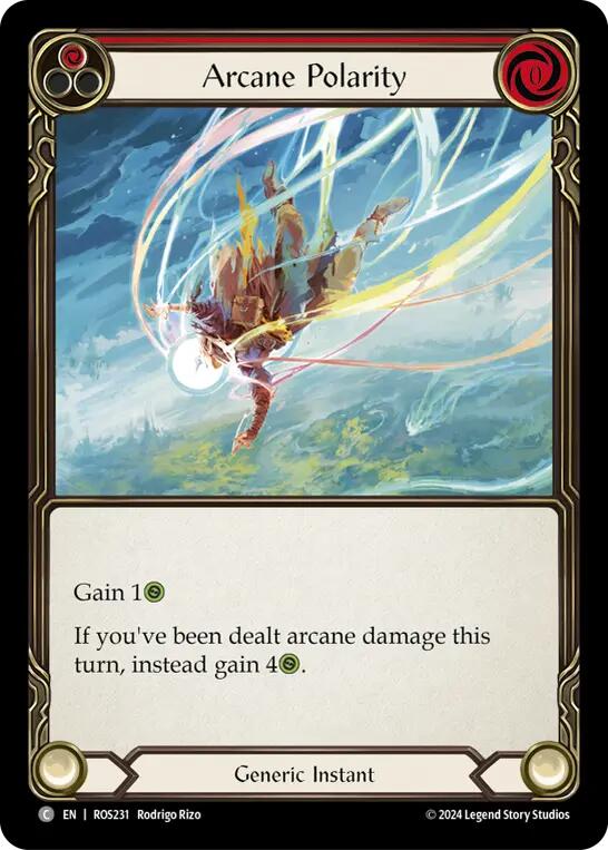 Arcane Polarity (Red) [ROS231] (Rosetta)  Rainbow Foil | Good Games Cannington