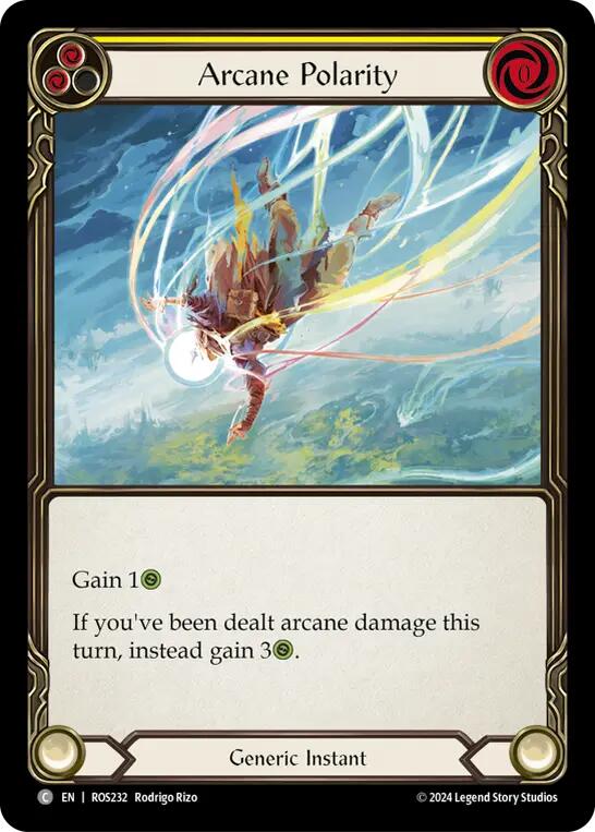 Arcane Polarity (Yellow) [ROS232] (Rosetta)  Rainbow Foil | Good Games Cannington
