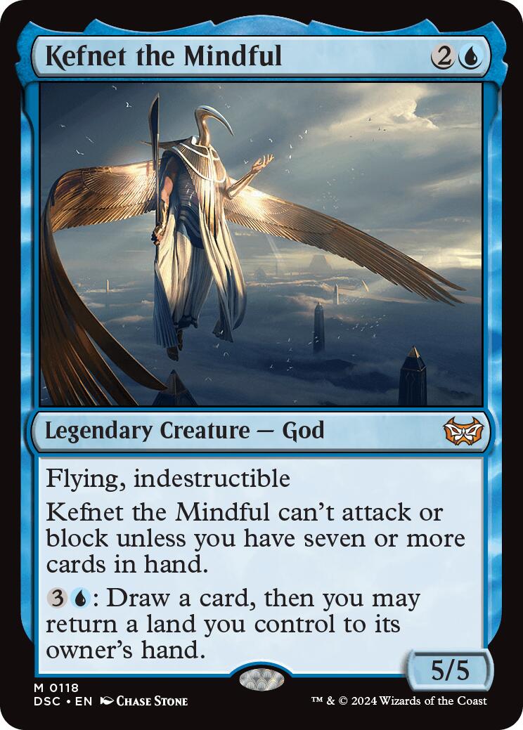 Kefnet the Mindful [Duskmourn: House of Horror Commander] | Good Games Cannington