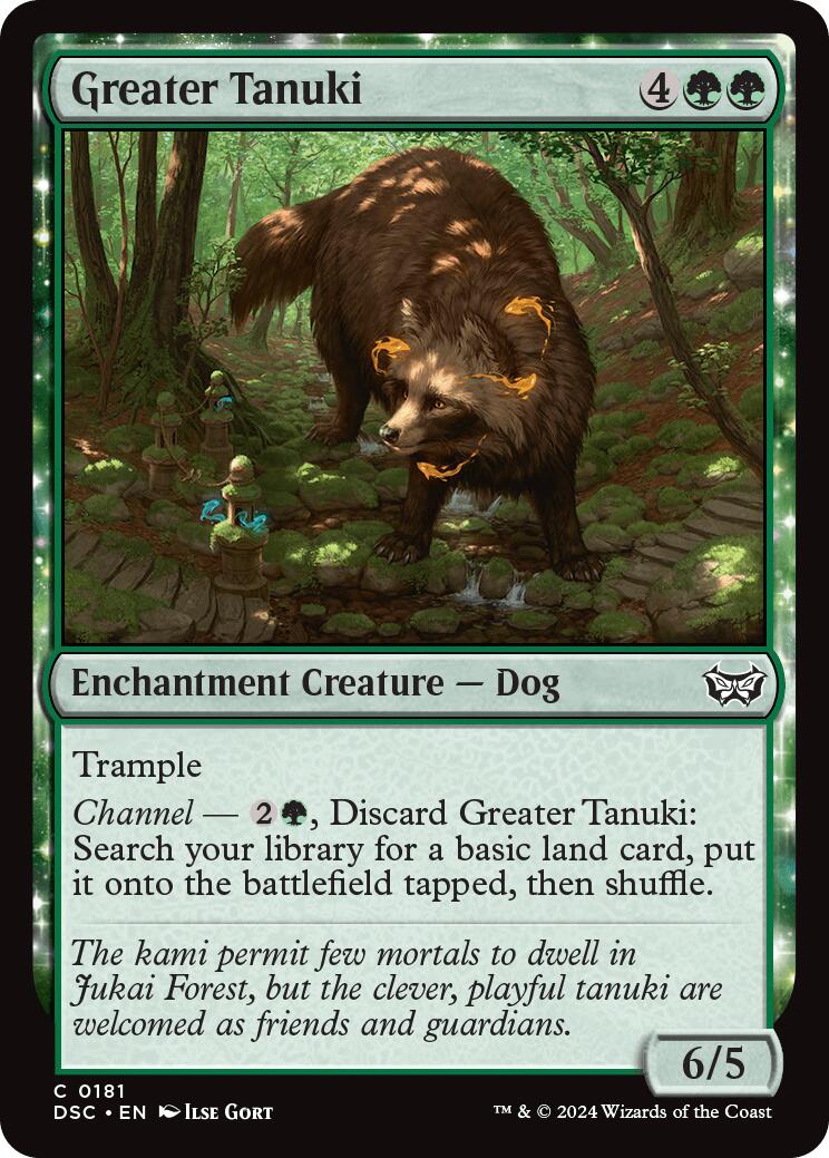 Greater Tanuki [Duskmourn: House of Horror Commander] | Good Games Cannington