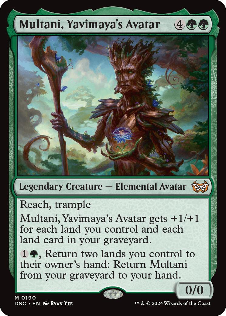 Multani, Yavimaya's Avatar [Duskmourn: House of Horror Commander] | Good Games Cannington
