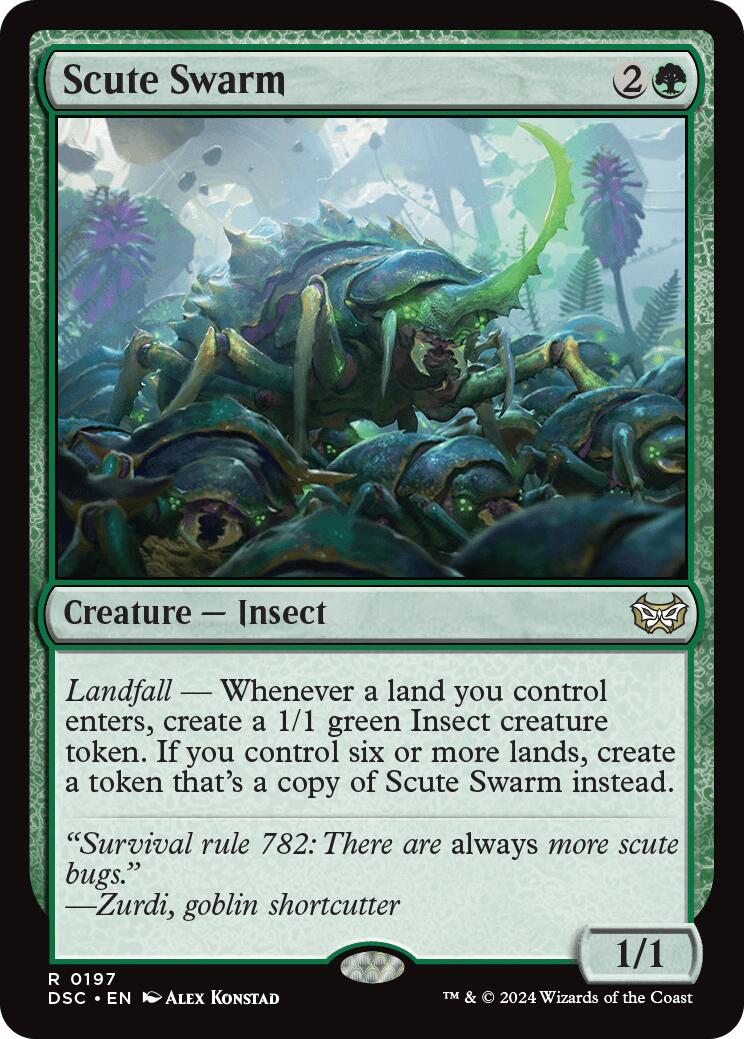 Scute Swarm [Duskmourn: House of Horror Commander] | Good Games Cannington