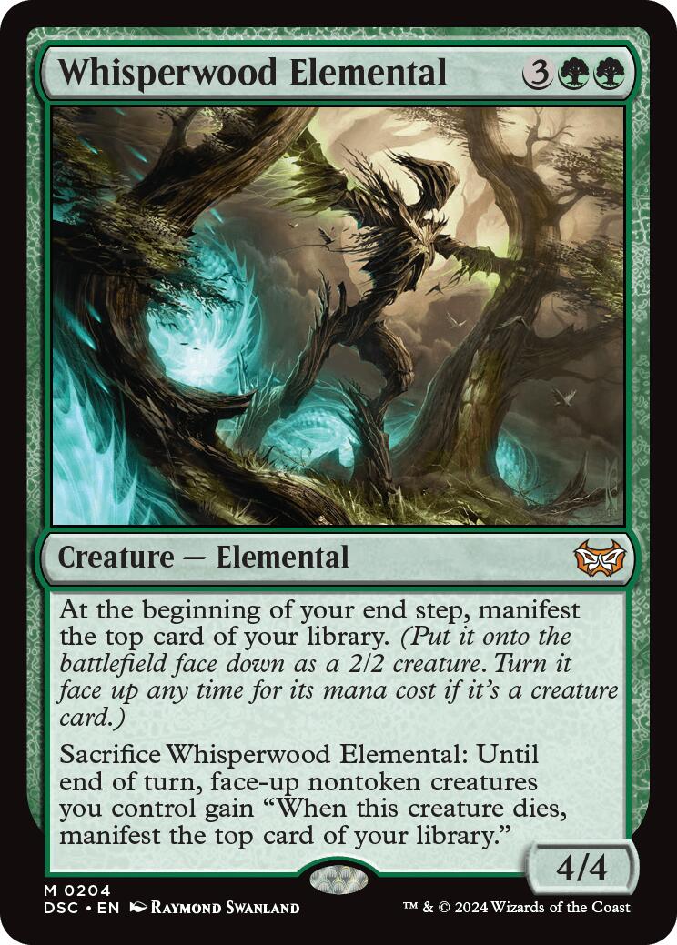 Whisperwood Elemental [Duskmourn: House of Horror Commander] | Good Games Cannington