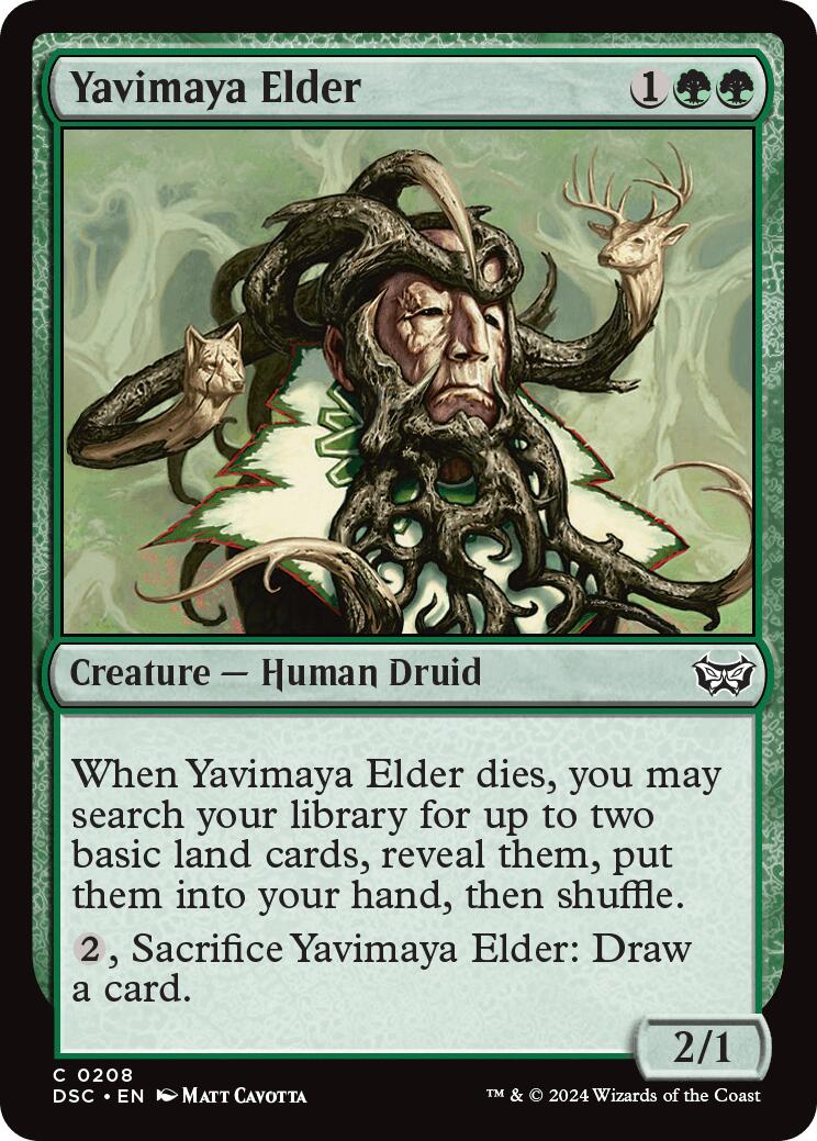 Yavimaya Elder [Duskmourn: House of Horror Commander] | Good Games Cannington