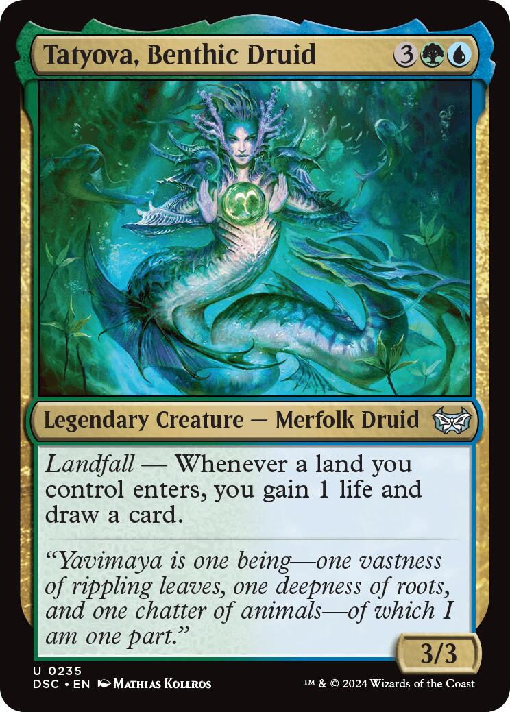 Tatyova, Benthic Druid [Duskmourn: House of Horror Commander] | Good Games Cannington