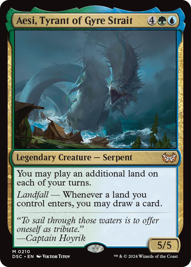 Aesi, Tyrant of Gyre Strait [Duskmourn: House of Horror Commander] | Good Games Cannington