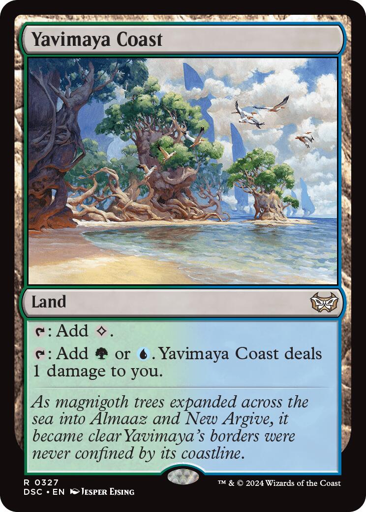 Yavimaya Coast [Duskmourn: House of Horror Commander] | Good Games Cannington