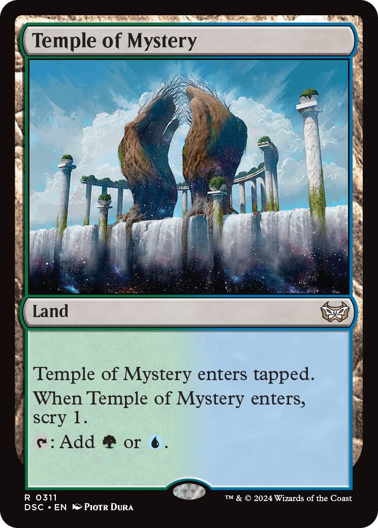 Temple of Mystery [Duskmourn: House of Horror Commander] | Good Games Cannington