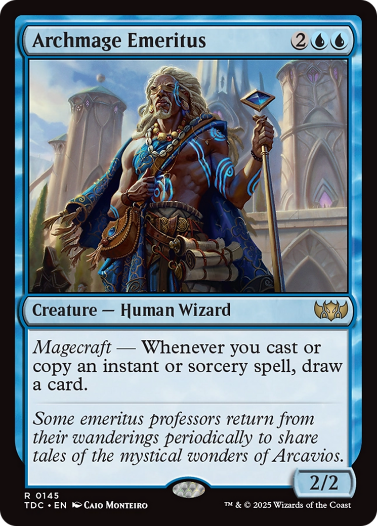 Archmage Emeritus [Tarkir: Dragonstorm Commander] | Good Games Cannington