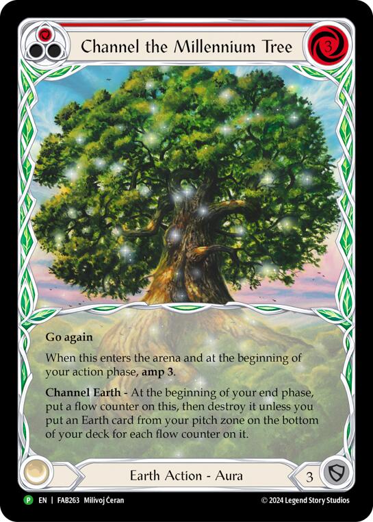 Channel the Millennium Tree [FAB263] (Promo)  Cold Foil | Good Games Cannington