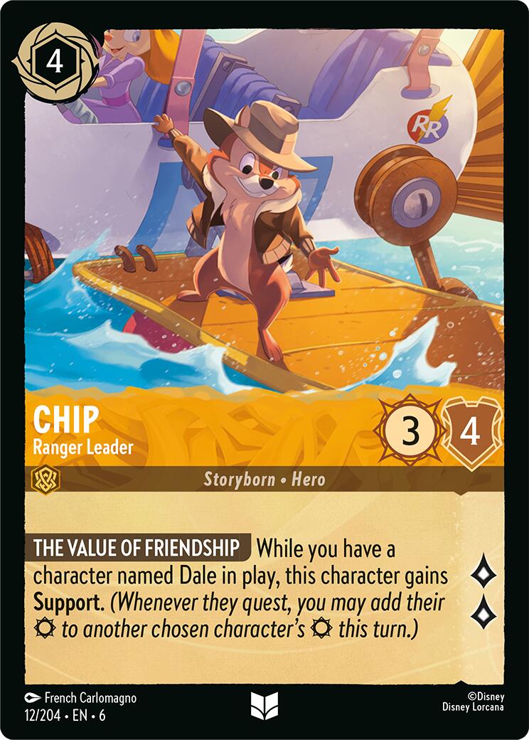 Chip - Ranger Leader (12/204) [Azurite Sea] | Good Games Cannington