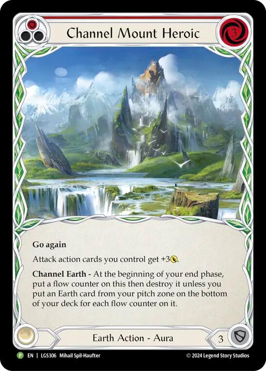 Channel Mount Heroic [LGS306] (Promo)  Cold Foil | Good Games Cannington