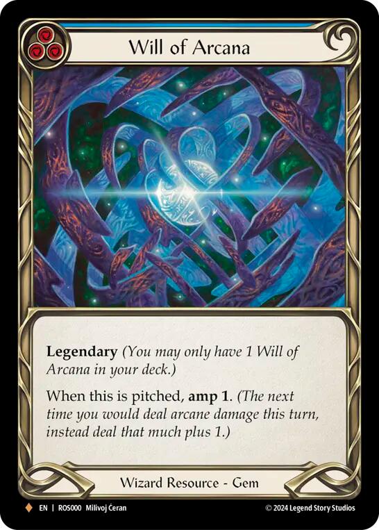Will of Arcana [ROS000] (Rosetta)  Rainbow Foil | Good Games Cannington