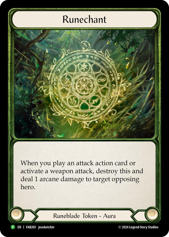 Runechant (Earth) [FAB265] (Promo)  Rainbow Foil | Good Games Cannington