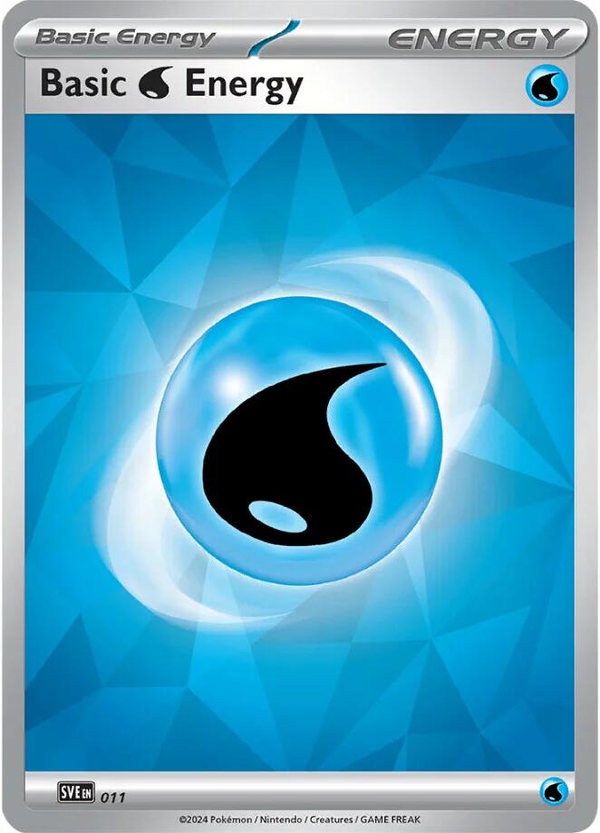 Basic Water Energy (011) [Scarlet & Violet: Stellar Crown] | Good Games Cannington