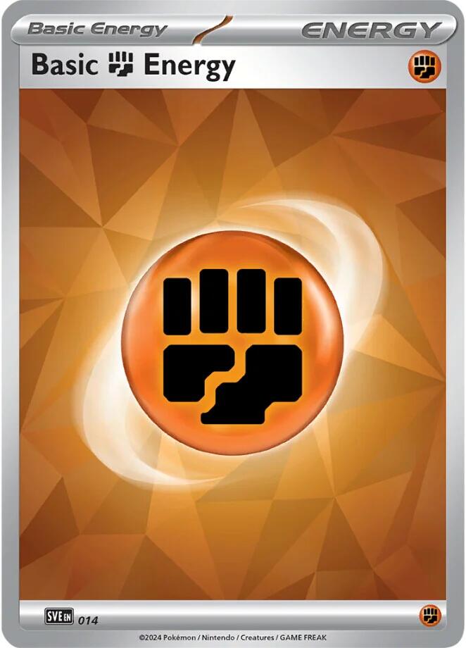 Basic Fighting Energy (014)(Holo) [Scarlet & Violet: Stellar Crown] | Good Games Cannington