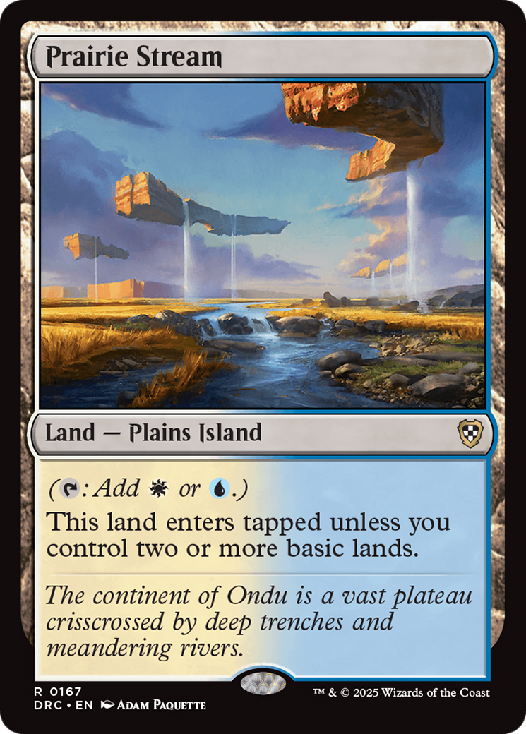 Prairie Stream [Aetherdrift Commander] | Good Games Cannington