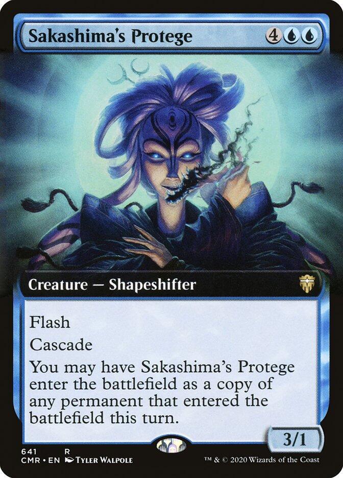 Sakashima's Protege 641 (Commander Legends)  - Extended Art Foil | Good Games Cannington