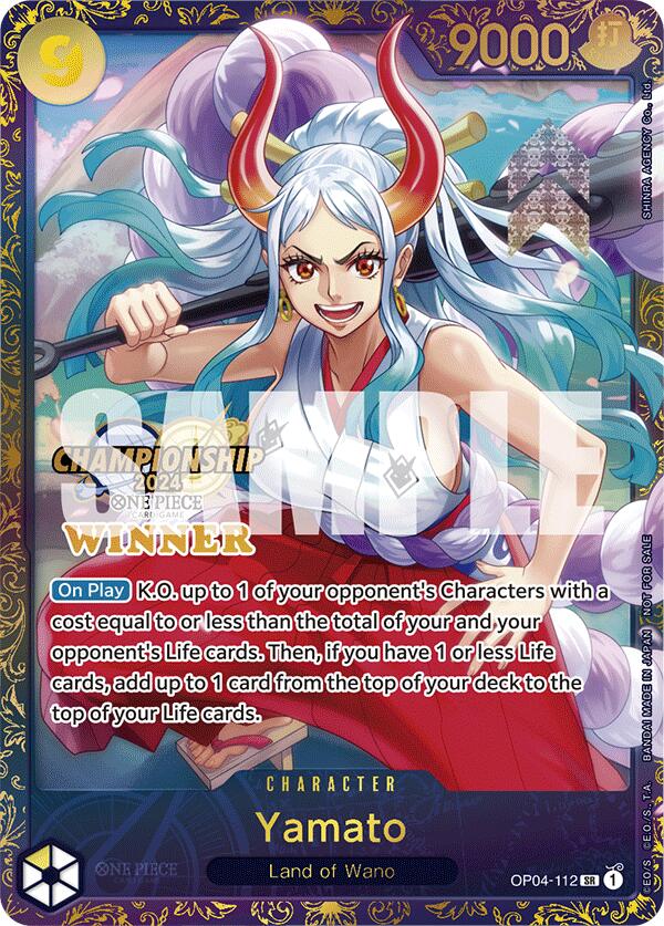 Yamato (Championship 2024 Finals Winner) [One Piece Promotion Cards] | Good Games Cannington
