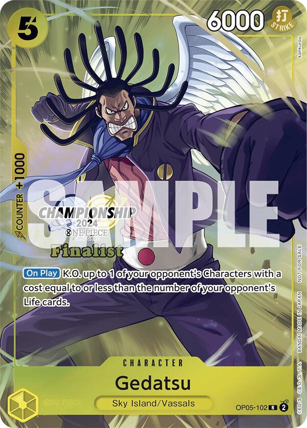 Gedatsu (Championship 2024 Finalist Card Set) [One Piece Promotion Cards] | Good Games Cannington