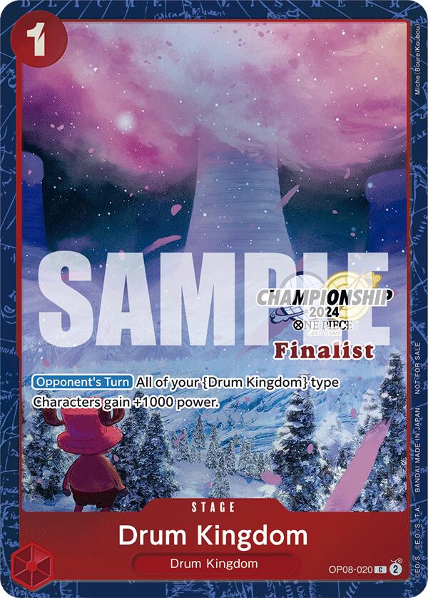 Drum Kingdom (Championship 2024 Finalist Card Set) [One Piece Promotion Cards] | Good Games Cannington