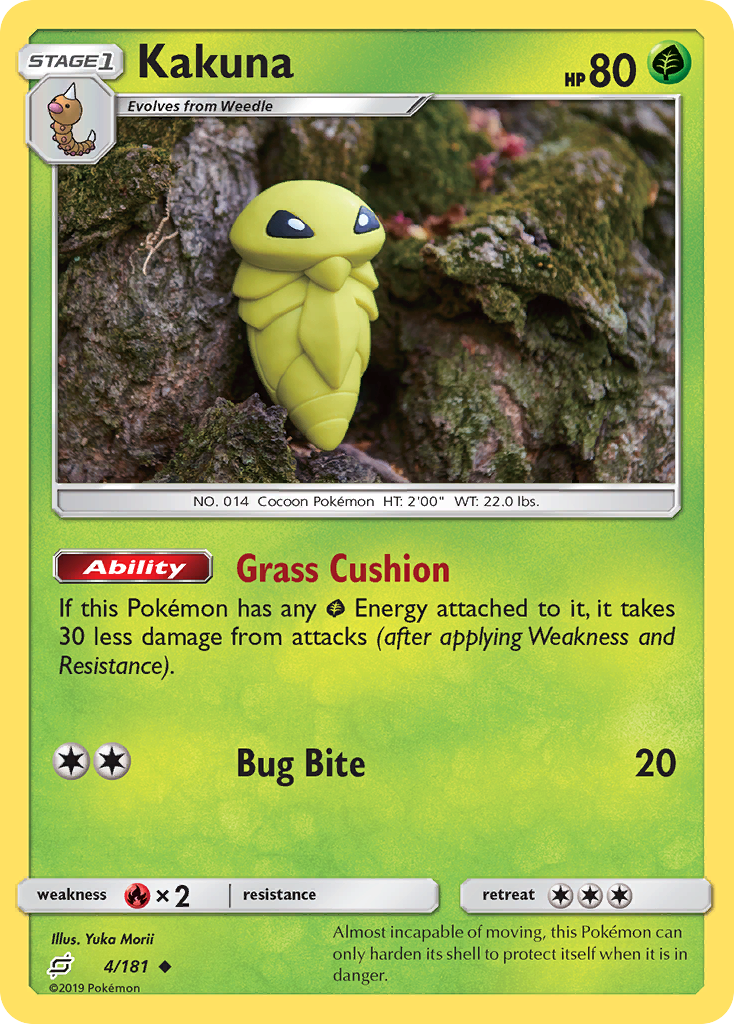 Kakuna (4/181) [Sun & Moon: Team Up] | Good Games Cannington