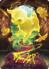 Enduring Innocence Art Card (Gold-Stamped Signature) [Duskmourn: House of Horror Art Series] | Good Games Cannington