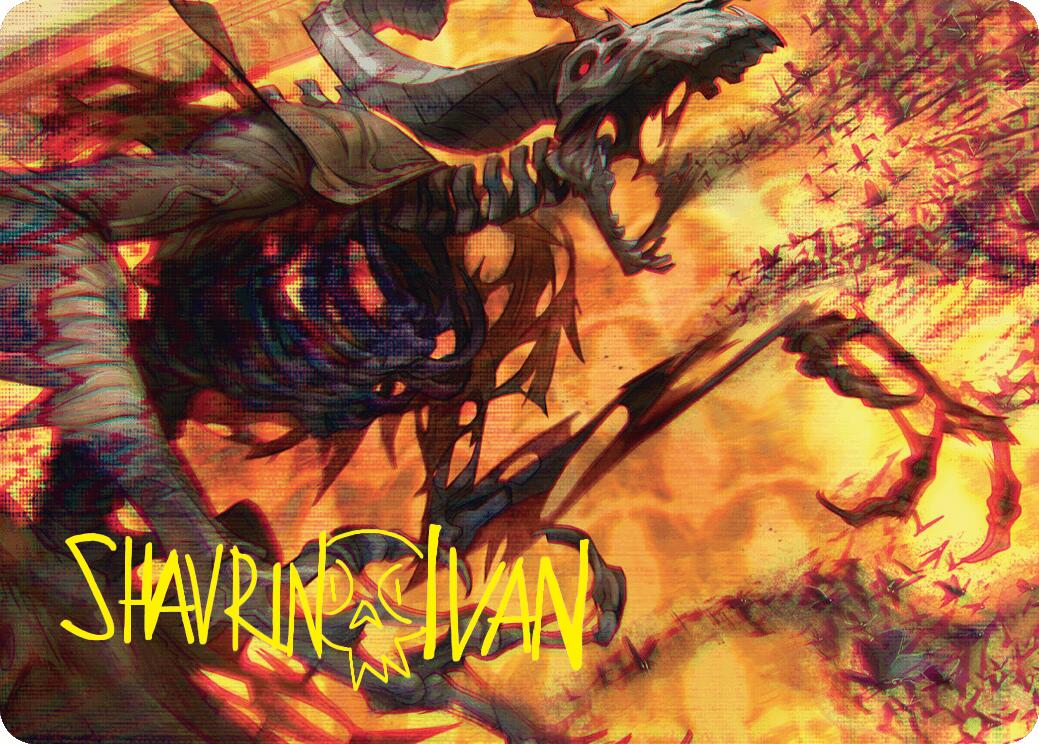 Unwanted Remake Art Card (Gold-Stamped Signature) [Duskmourn: House of Horror Art Series] | Good Games Cannington