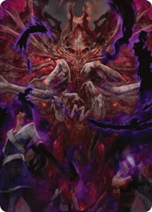 Damnation Art Card [Duskmourn: House of Horror Art Series] | Good Games Cannington