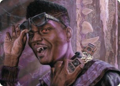 Dashing Bloodsucker Art Card [Duskmourn: House of Horror Art Series] | Good Games Cannington