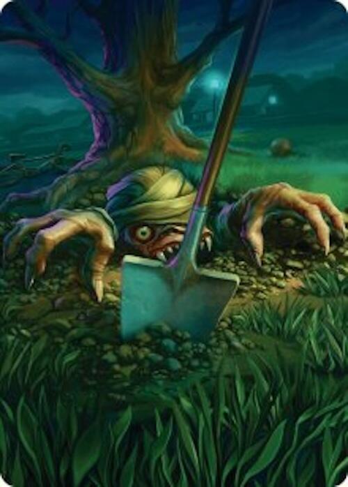Exhume Art Card [Duskmourn: House of Horror Art Series] | Good Games Cannington