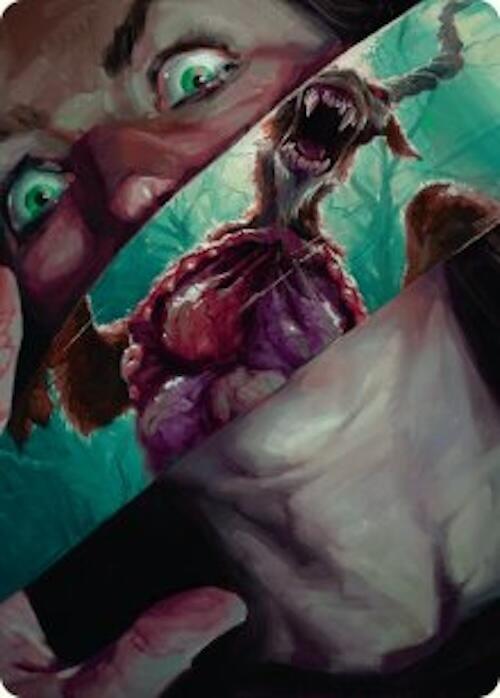 Hauntwoods Shrieker Art Card [Duskmourn: House of Horror Art Series] | Good Games Cannington