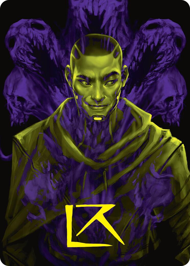 Kaito, Bane of Nightmares Art Card (Gold-Stamped Signature) [Duskmourn: House of Horror Art Series] | Good Games Cannington