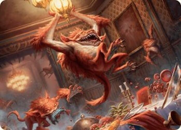 Midnight Mayhem Art Card [Duskmourn: House of Horror Art Series] | Good Games Cannington
