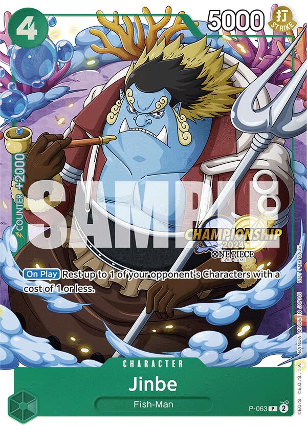 Jinbe (CS 2024 Event Pack) [One Piece Promotion Cards] | Good Games Cannington