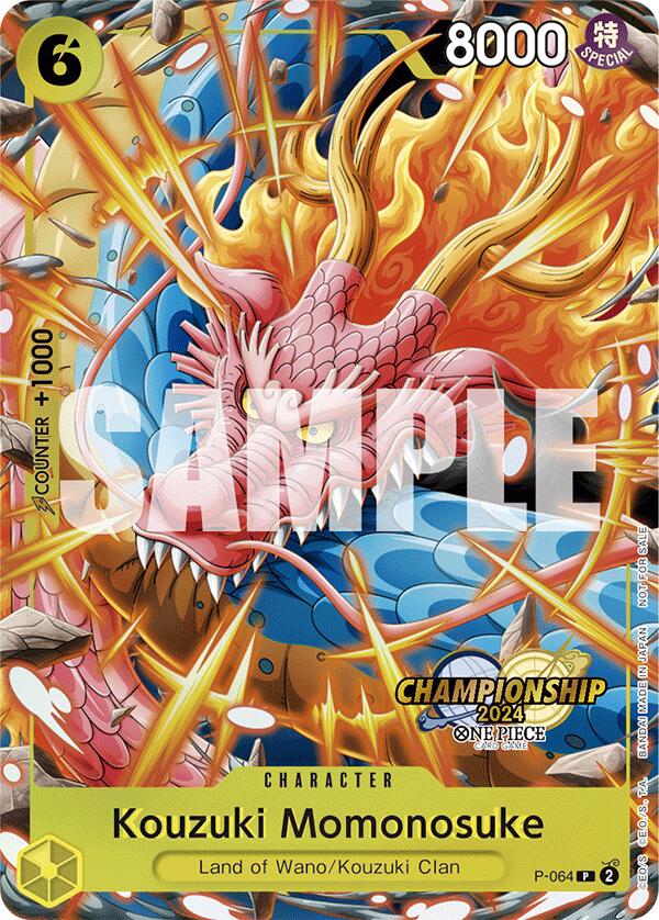 Kouzuki Momonosuke (CS 2024 Event Pack) [One Piece Promotion Cards] | Good Games Cannington