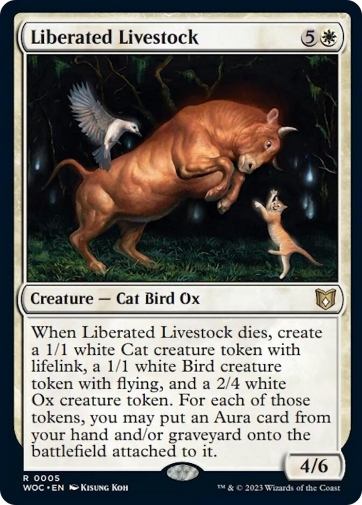 Liberated Livestock [Wilds of Eldraine Commander] | Good Games Cannington