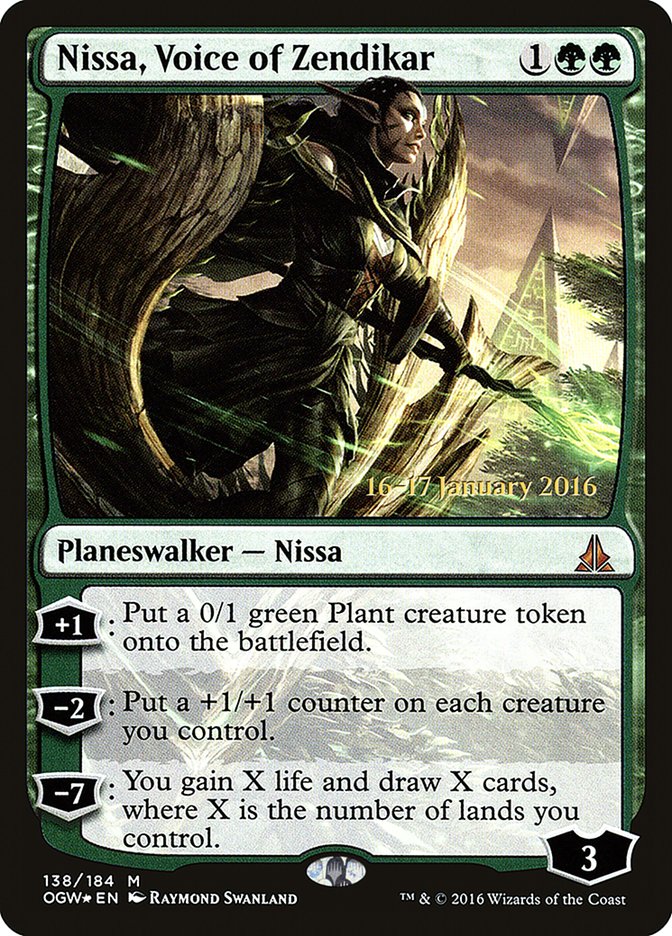Nissa, Voice of Zendikar [Oath of the Gatewatch Prerelease Promos] | Good Games Cannington