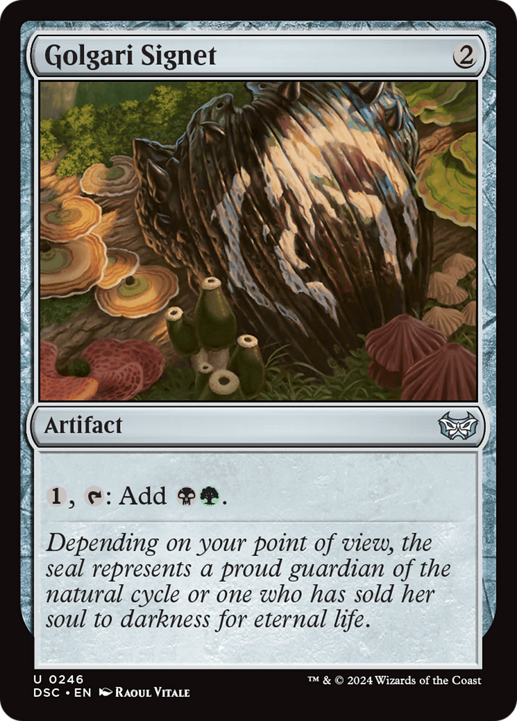 Golgari Signet [Duskmourn: House of Horror Commander] | Good Games Cannington