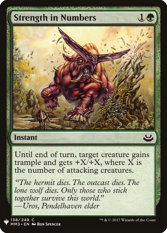 Strength in Numbers [Mystery Booster] | Good Games Cannington