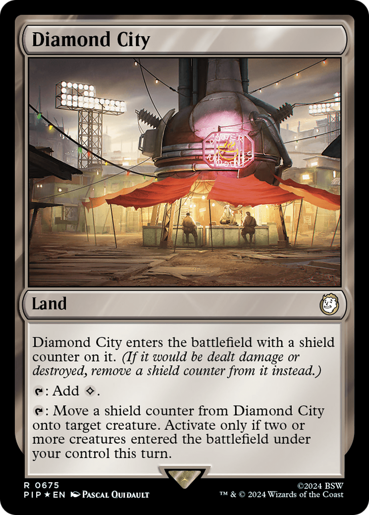 Diamond City (Surge Foil) [Fallout] | Good Games Cannington