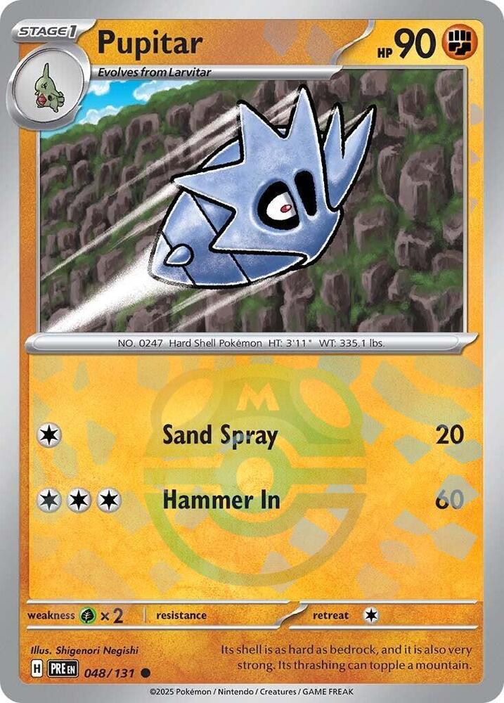 Pupitar 048/131 (SV: Prismatic Evolutions)  - Holofoil | Good Games Cannington
