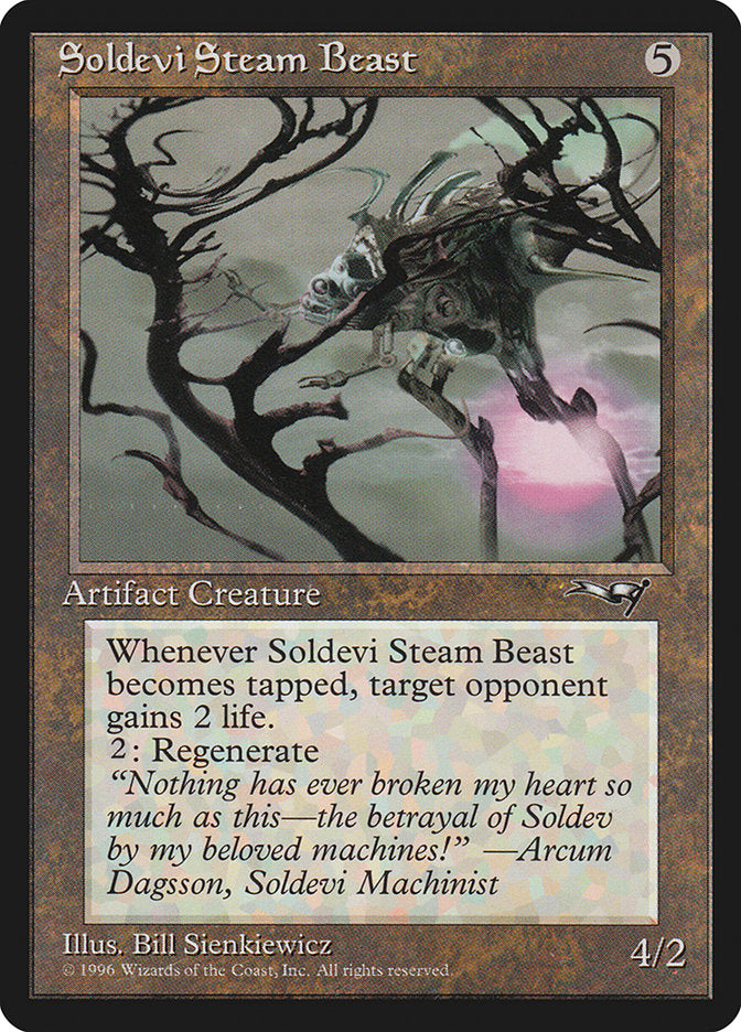 Soldevi Steam Beast (Purple Light Background) [Alliances] | Good Games Cannington