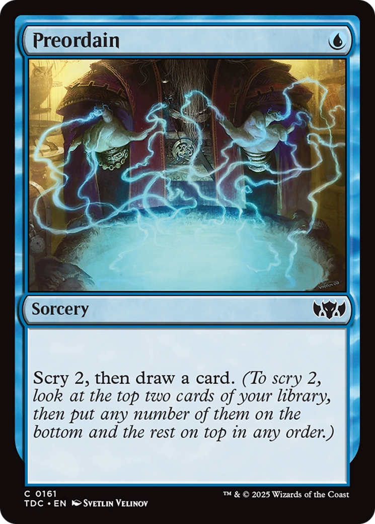 Preordain [Tarkir: Dragonstorm Commander] | Good Games Cannington