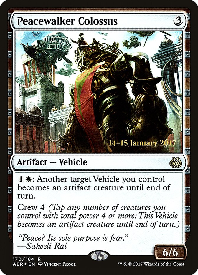 Peacewalker Colossus [Aether Revolt Prerelease Promos] | Good Games Cannington