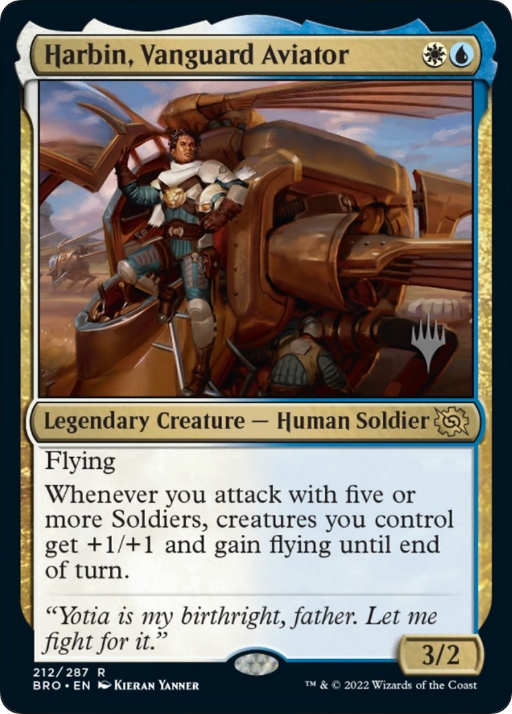 Harbin, Vanguard Aviator (Promo Pack) [The Brothers' War Promos] | Good Games Cannington