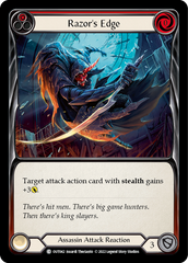 Razor's Edge (Red) [OUT042] (Outsiders)  Rainbow Foil | Good Games Cannington